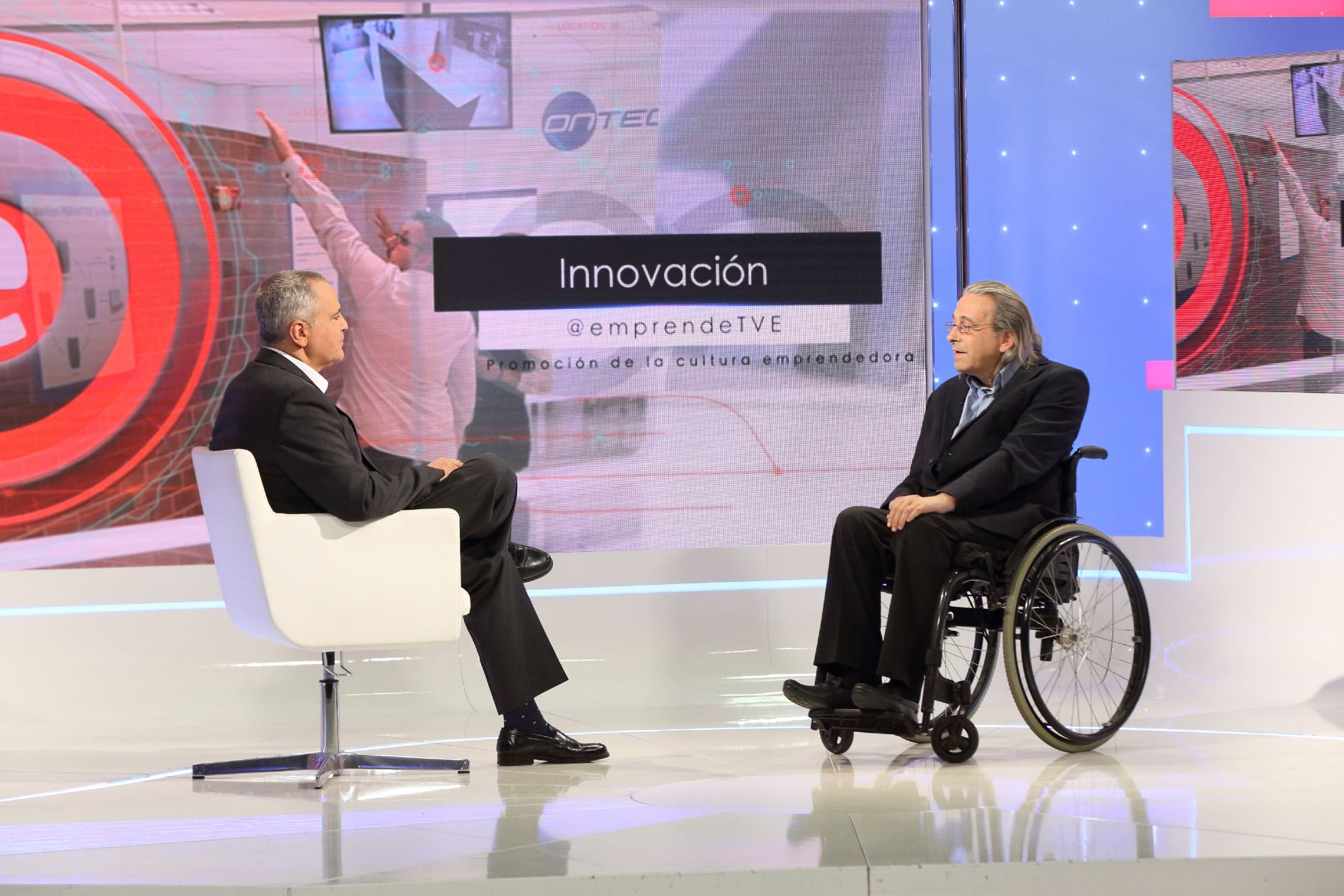 Juanma Romero y Juan Carlos Ramiro durante la entrevista