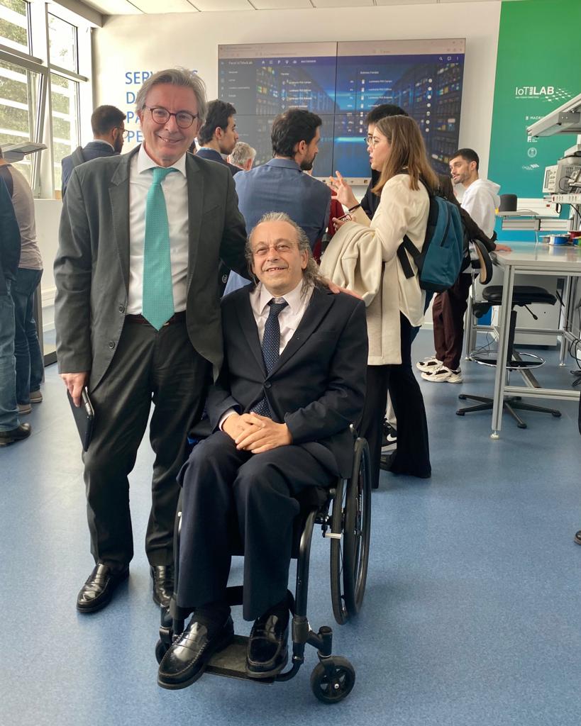 Juan Carlos Ramiro con Fernando de Pablo