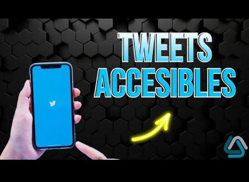 Cartel de cómo hacer tweets accesibles